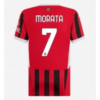 Camisa de time de futebol AC Milan Alvaro Morata #7 Replicas 1º Equipamento Feminina 2024-25 Manga Curta